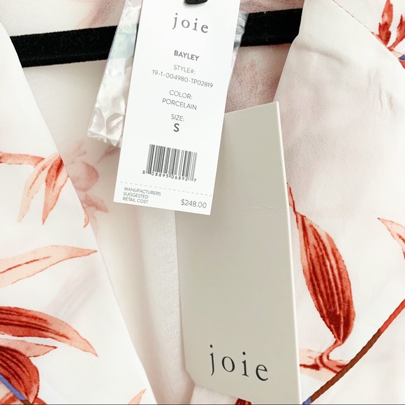 NWT Hawaiian Shirt : joie bayley top - Picture 3 of 4
